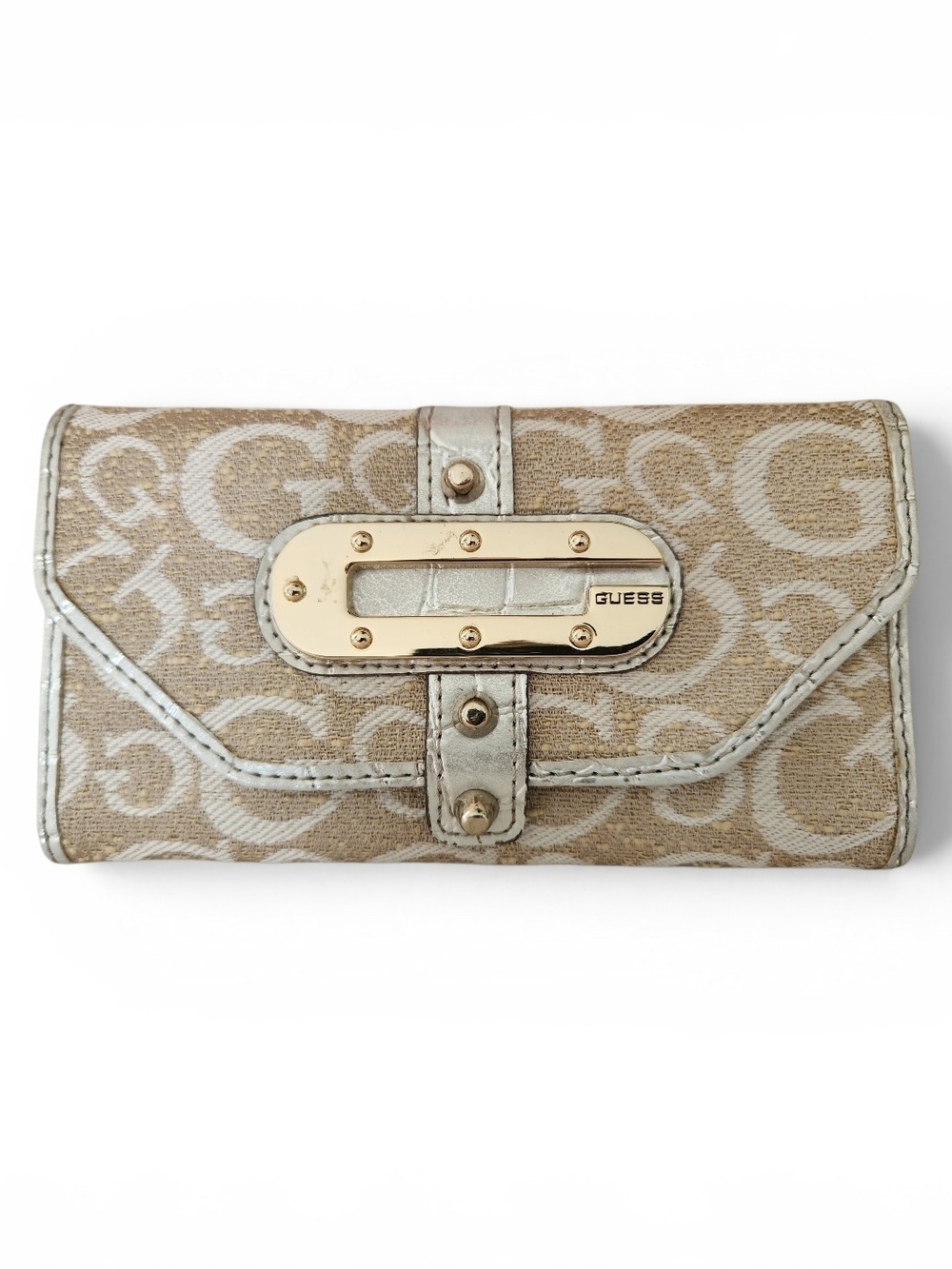 Portefeuille Guess beige – Neuf – 45 $ ✨️